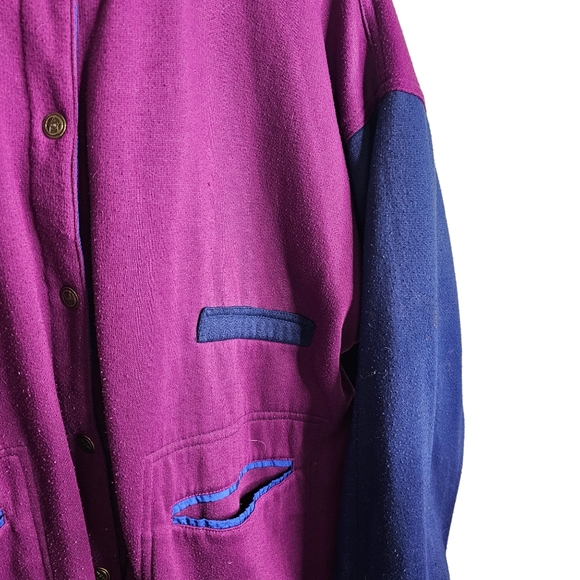 Vintage Reversible Cabin Creek Fleece/Satin Jacket. Perfect Condition! - Picture 4 of 8